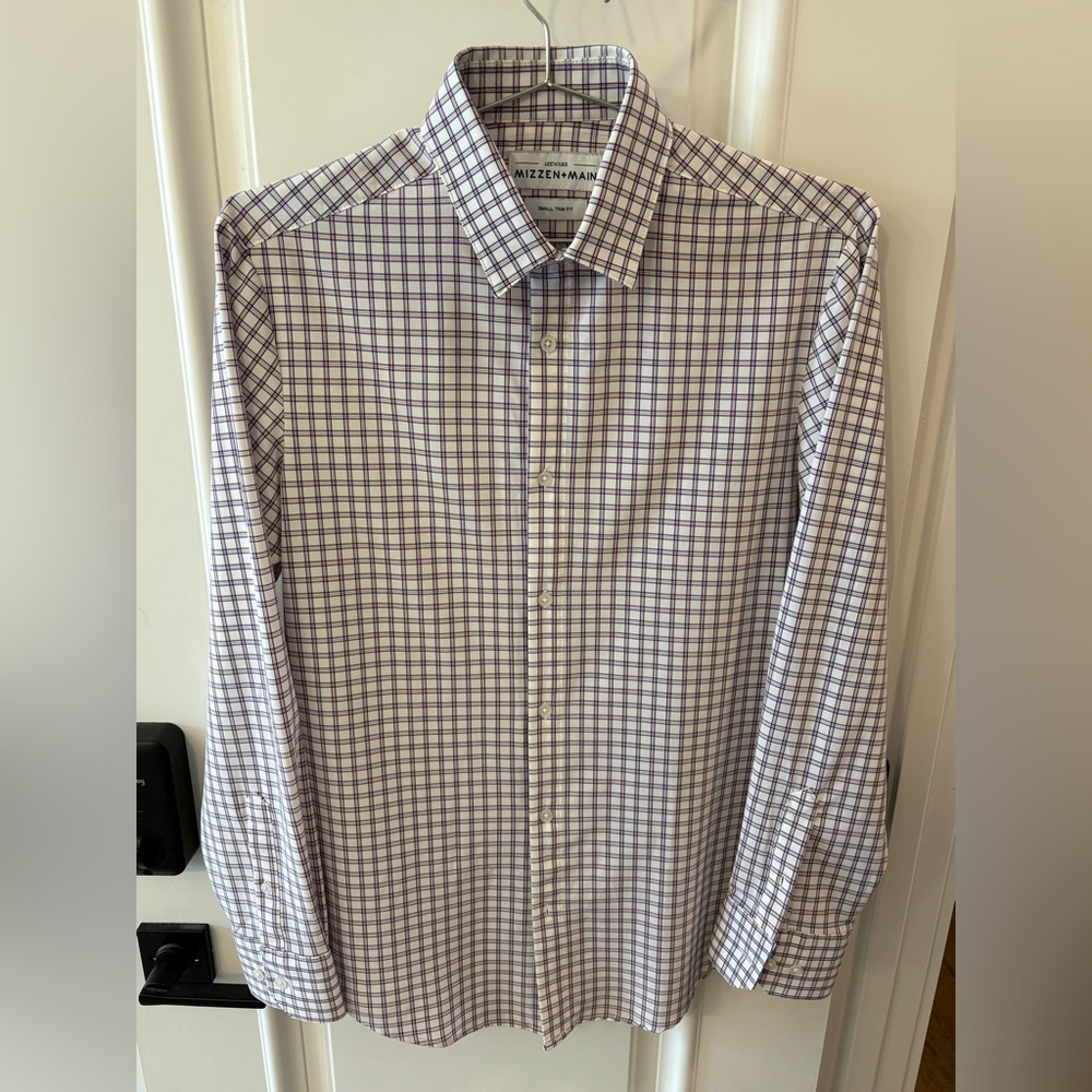 Mizzen & Main Leeward Dress Shirt - Small/Trim - Like New